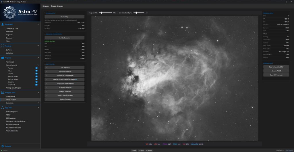 Astro PM — Astrophotography Project Management Software