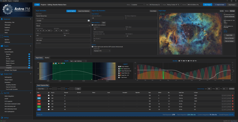 Astro PM — Astrophotography Project Management Software
