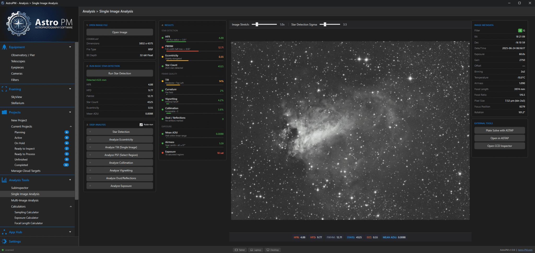 Astro PM — Astrophotography Project Management Software